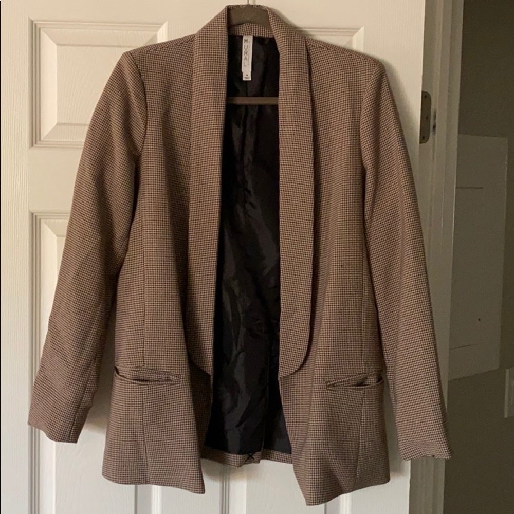 Mural Houndstooth Blazer